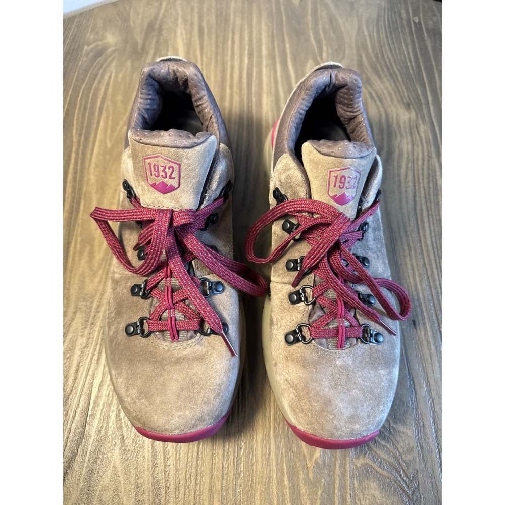 Danner Mountain 600 Low Hiking Shoes Women 9.5 Taupe Plum Gray Waterproof Vibram - Picture 5 of 10